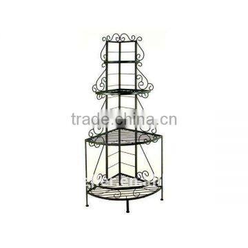 wrought iron bakers rack