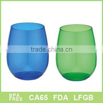 Cute shape water cup wide mouth cold plastic cup