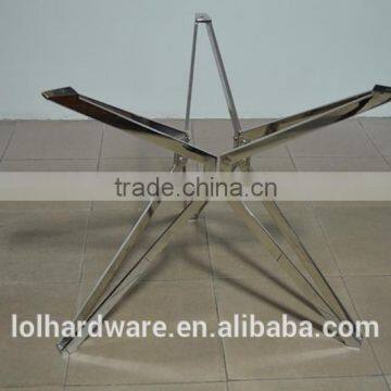 Stainless Steel Base Glass Coffee Table photo-3