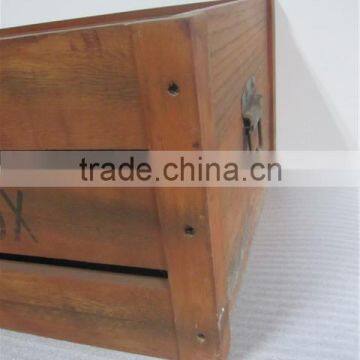 Unfolding Paulownia Wooden Crate for Bottles Egg Fruit photo-3