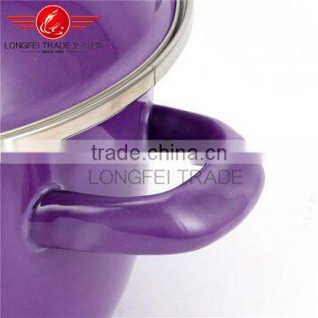 3pcs Persimmon Type Casserole, Enamel Pot, Ceramic Stockpot/saucepot photo-2