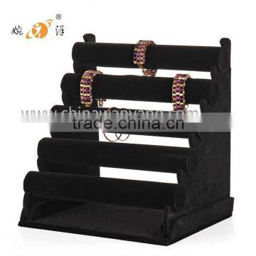 2016velvet paracord bracelet display stand wholesale