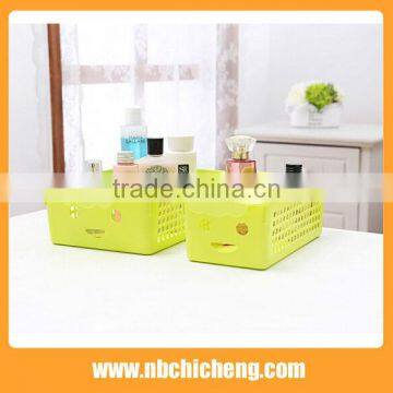 Cute Storage Basket Colors Plastic Storage Basket Smile Face Basket photo-4