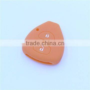 2 Button Silicone Cover Hollowed Fit for TOYOTA Corolla Rav4 Yaris Remote Key Case photo-2