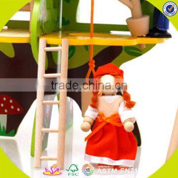 2017 Wholesale Baby New Wooden Diy Tree House Funny Kids Wooden Diy Tree House Best Design Wooden Diy Tree House W03B057 photo-5