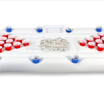 Custom Personalized Portable Pool Inflatable Beer Pong Float