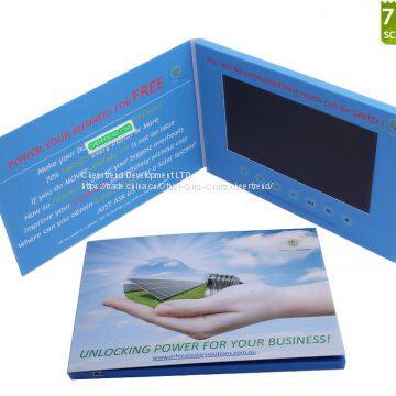 2017 Innovation advertising video card 2.4”/2.8”/4.3”/5”/7”/10”lcd video module, video greeting brochure module