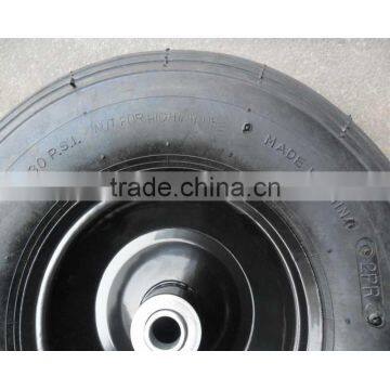 13inch 4.00-6 Metal Rim Air Pneumatic Wheel for Wheelbarrow photo-4