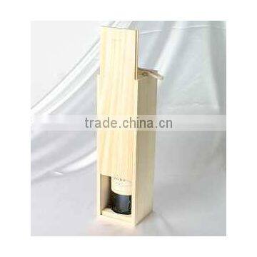 Hot sale easy carrying and hanging wooden wine box