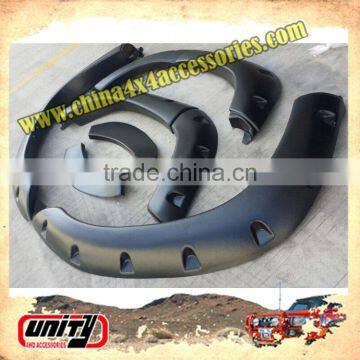 Black ABS fender flare for land cruiser 80