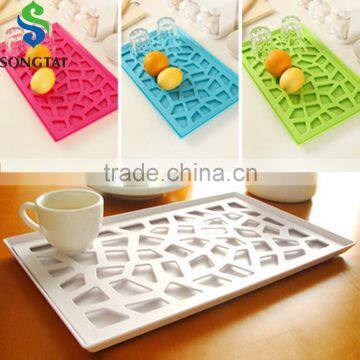 plastic set of 2 pcs portable drainage tray