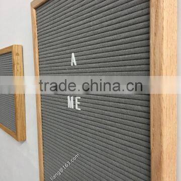 12 x 18 Wooden Letterboard Plastic Letters Black Felt From China photo-2