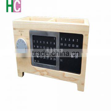 2016 New Design Wooden Pen Holder Islamic Calendar Gift Wooden Craft photo-3