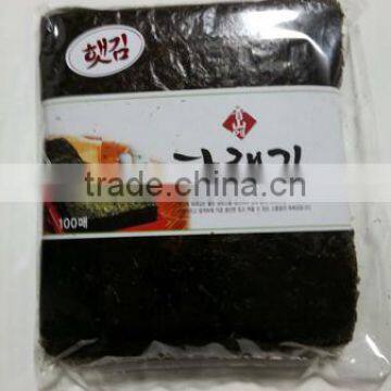 Dried Seaweed Laver Nori 180g x 100sheets / Seafood / Seaweed