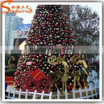 Artificial Christmas Tree With Circle/ball/stars/led Light,outdoor Christmas Decoration,wholesale photo-5