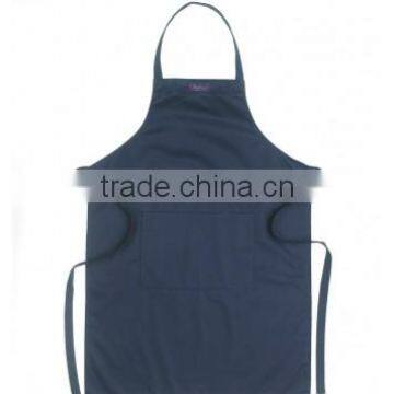 plain blue aprons with pocket