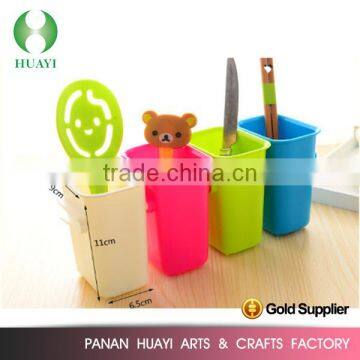 Latest design hot sale plastic pen holders for storage with good quality