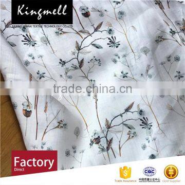 Custom Plain Colour Printed 100% Ramie Fabric for Clothes photo-2