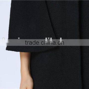 New Arrival Ladies Fashion Design Elegant Winter/Autumn Dolman Cape Coat for Women photo-6