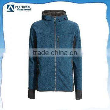 hot sale long sleeve customized zipper up men outdoor winter outdoor jacket