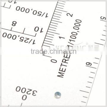 Kearing Brand Manufacture 6"military Mapwork Protractor,military Half Moon Protractor,military Round Protractor Plotter#KMP-1 photo-5
