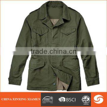 2014 Hot Sale Heavy Washed Men Cotton Jacket for Autumn