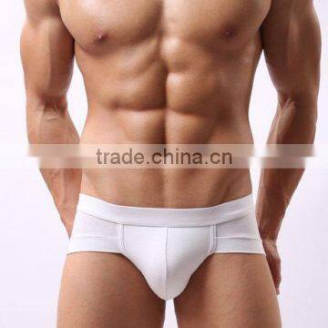 Custom 2016 Classic Cotton Mens Underwear Briefs Low Waist U Conve Design Gay Underwear Black/white/Gray Breathable Underpants photo-2