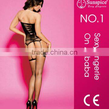 Cheap Hot Sexy Nylon Fishnet Bodystocking photo-2