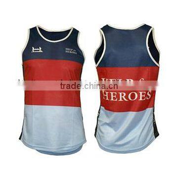 Sportswear Product Type ,sublimated running vest, running tank top