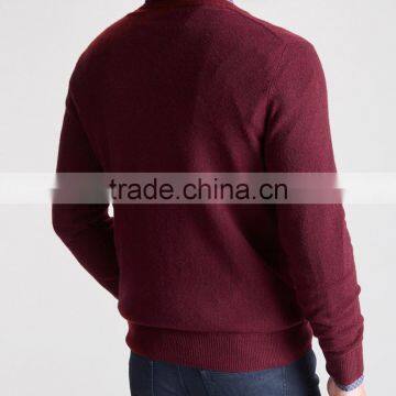 High Quality Men's V-neck Cashmere Sweater (BKNM13) photo-2