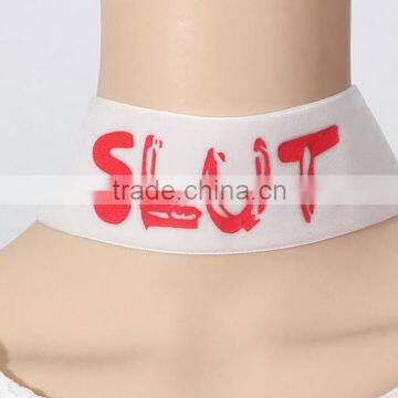 Ribbon Bow Choker Necklace Butterfly Knot Necklace Handmade Ribbon Necklace Jewelry photo-3