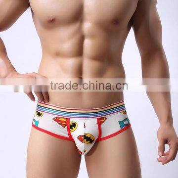 MGOO New Arrival Super Man Cartoon Boxer Brief Funny Hot Sell Sexy Panties Thongs MB028 photo-5