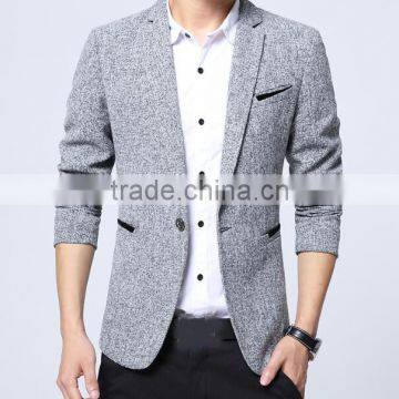 Zm35421a Latest Suit Design Top Casual Men Coat photo-5