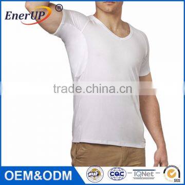 Dry soft white men sweat resistant under t shirt