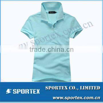 Ladies' polo shirt / Polo t shirt for ladies with 100% cotton