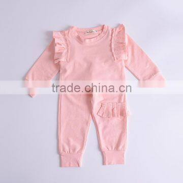 S33610W Boutique Girls Summer Falbala Sweet European Clothing Sets photo-4