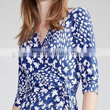 Z&M Women's 2017 New Fashion Dress Silk Dress Dress Dress photo-6