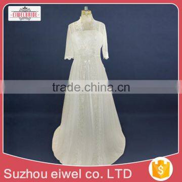 China OEM Supply Western New Strapless Chiffon Wedding Dress