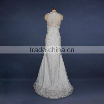 Fancy Fashional Bride Lace Wedding Dresses photo-2