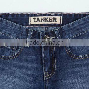 Dk Blue OEM/Wholesale HIGH-END100% Cotton Jeans Kids Fashion Jeans photo-3