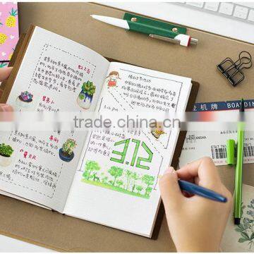 Soft Faux Leather Cover Planner Refillable Text Journal Dairy Planner Customizable Notebook With Band photo-5