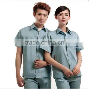 Summer Engineering Poly Cotton Twill Fabric Work Uniform