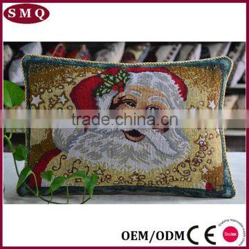 Christmas Colorful Bolster Tapestry Pillow Covers photo-4