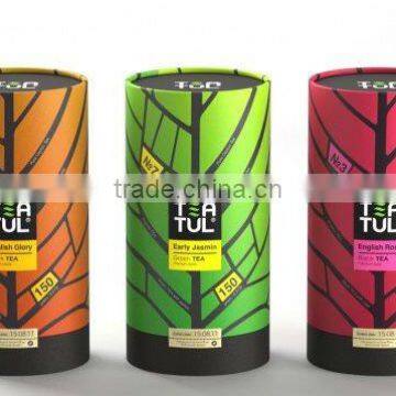 beautiful design of Cylinder tea box