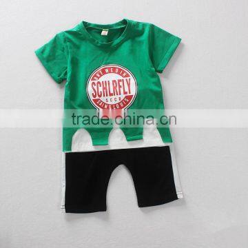 Wholesale Summer Cotton Printing Boys Kids t Shirt and Shorts photo-2