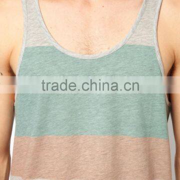 Racer Back Stripe Tank Top photo-3