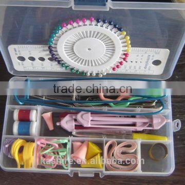 Portable sewing accessory box