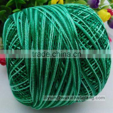 100% Mercerized Cotton / Egyptian Cotton ,reflective Knitting Yarn photo-3