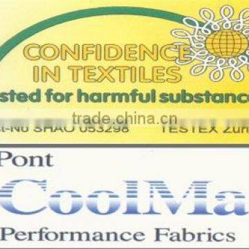 Textile no harm certificate