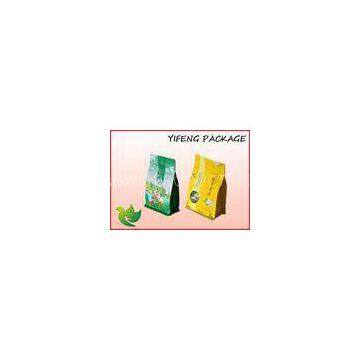 Tea Packaging Flat Bottom Pouch Reclose Zipper Lock Bag 250g 500g 1000g